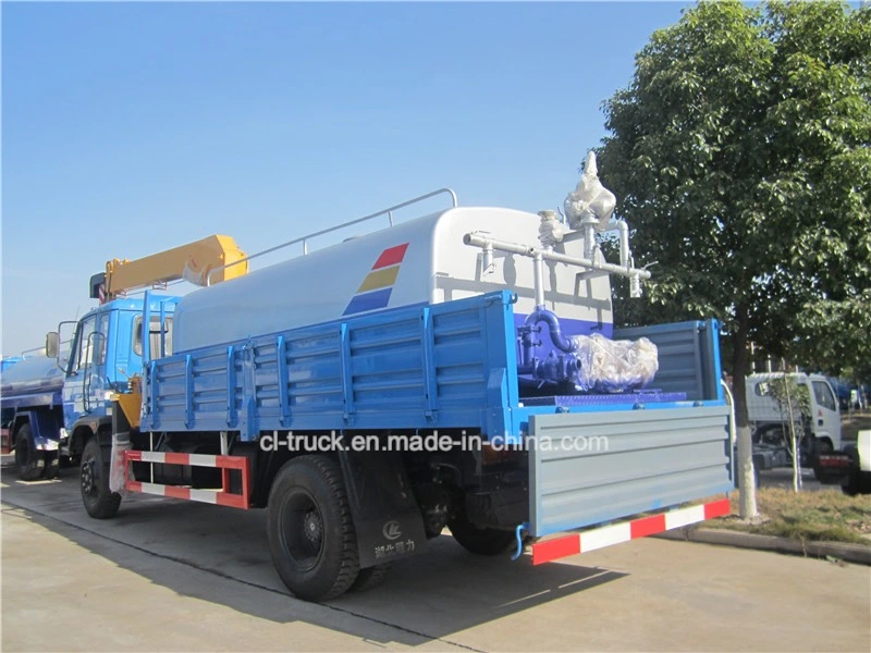 Chengli Brand Dongfeng Crane Truck with Water Tank