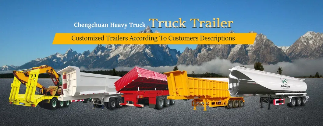 Factory Price 4 Axle Rear End Tipper Trailer Truck Dumper Semi Trailer Dump Truck Trailer