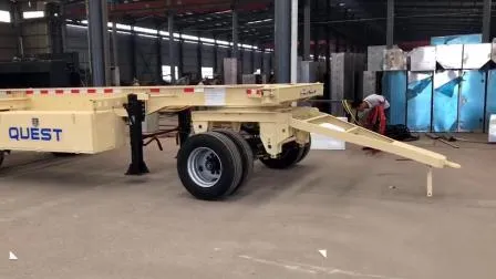 Small Equipment Low Loader Semitrailer 2