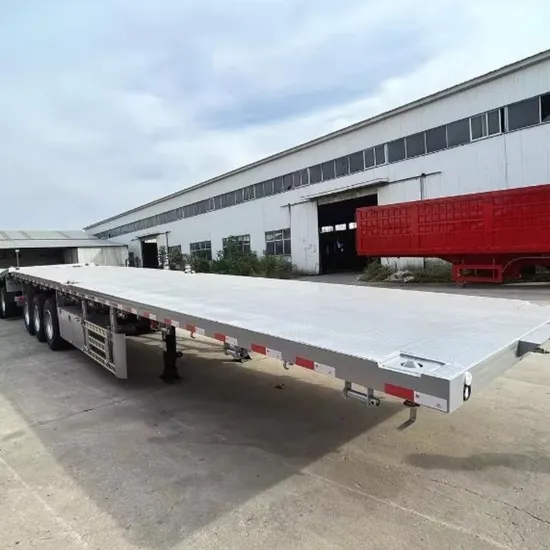 3 Axle 40FT Container Semi Trailer Chassis Car Trailers Flat Bed Container Flatbed Semi Trailer 