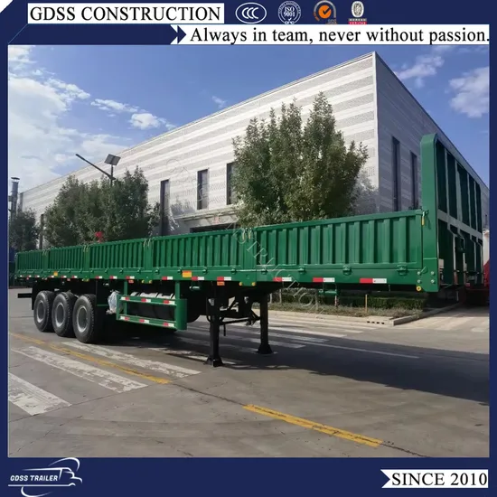 Three Axles Tarpline Covered 60ton Stake Semi Trailer 