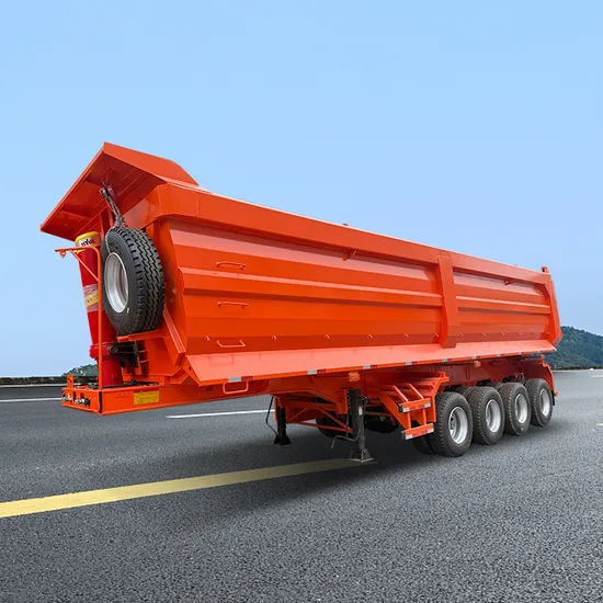 Factory Price 3 4 Axle Heavy Duty High Capacity Load 60 80ton Dump Semi Trailer Rear Tipper Dump