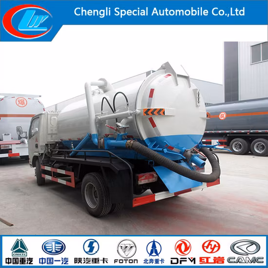 Shacman L3000 Vacuum Sewage Cleaning Tanker Fecal Sludge Suction Jetting Truck