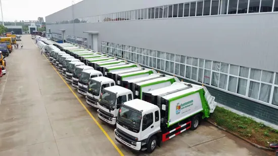 Customized HOWO 4X2 8cbm Waste Collection Dust Bin Compactor Garbage Truck 