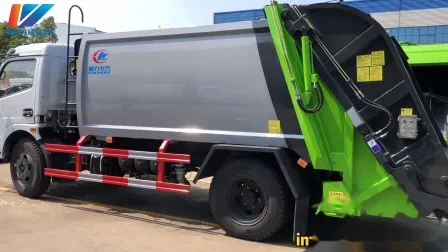 Refuse Compactor Garbage Truck Waste Compactor for Efficient Transport 
