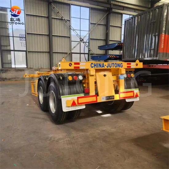 20/40 FT Combo Tandem Container Chassis Intermodal Chassis Container Trailers Skeleton Semi Trailer 