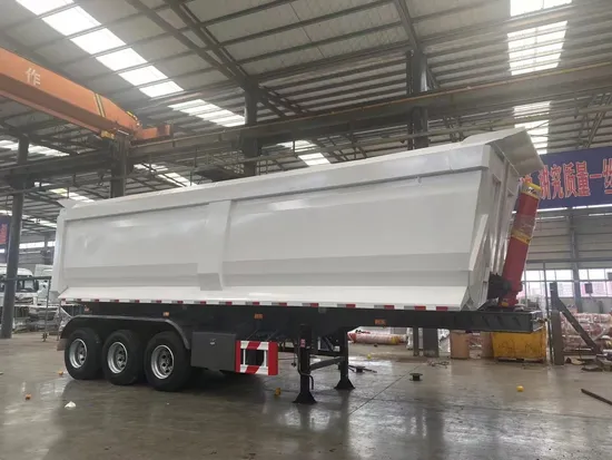 3 Axle Heavy Duty Rear Dump Semi Trailer Hot Selling 