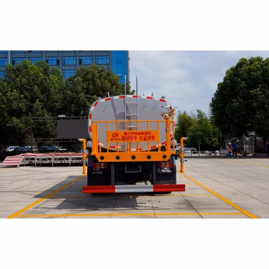 5m3 10m3 4X2 Light Tank Water Truck Shacman Road Sprinkler Sanitation Vehicle