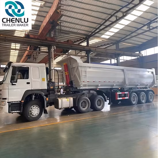 High Quality Tipper/Dump Trailer with Draw Bar Semi Trailer