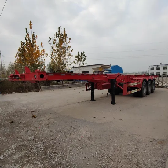 20/40 FT Combo Tandem Container Chassis Intermodal Chassis Container Trailers Skeleton Semi Trailer for Sale 