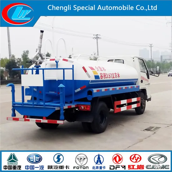 5ton 5cbm 5000liters 6 Wheels Water Tank Water Lorry Truck 