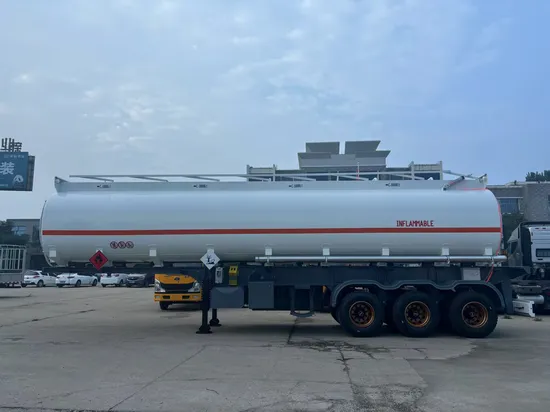3 Axle 30000L/40000L/50000L Carbon Steel/Stainless Steel/Aluminum Alloy Tank/Tanker Truck Semi Trailer for Oil/Fuel/Diesel/Gasoline/Crude/Water/Milk Transport