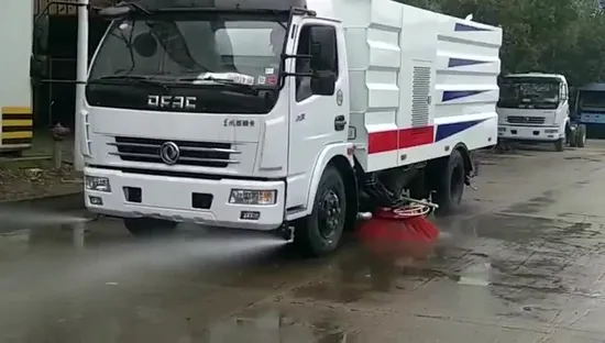 Isuzu 4cbm Water Tank 5cbm Garbage Tank High Pressure Road Washing Truck Isuzu 130HP Euro 5 Road Sweeper Truck