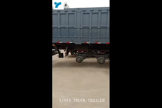 Flat Trailer for Farm Tractor China Manufacture 20FT Draw Bar Full Trailer Truck 