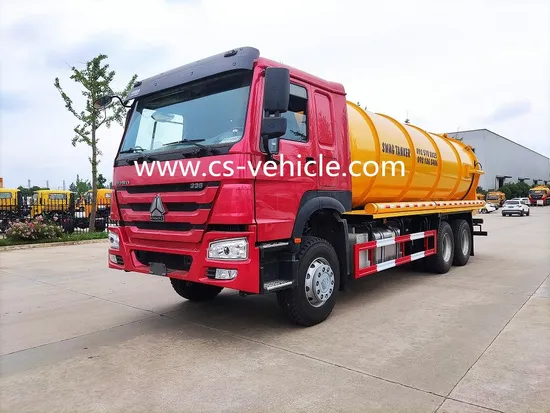 Good Price 6X4 Vacuum Sewage Truck 18cbm 20cbm Sewage Suction Truck