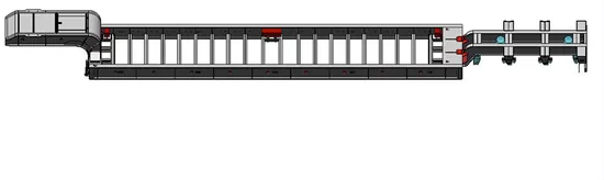 New Design Low Bed Semi Trailer for 40 Feet Flat Rack Container 