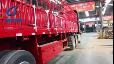 13000mm Customized Sugar Cane Harvest Stake Fence Semi Trailer 